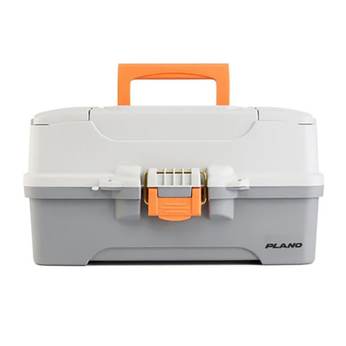 Plano Three-Tray Tackle Box - Light Grey/Dark Grey