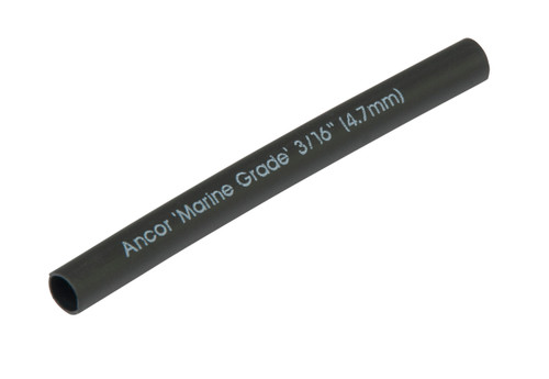 Ancor 3/16in x 48in Black Heat Shrink Tubing