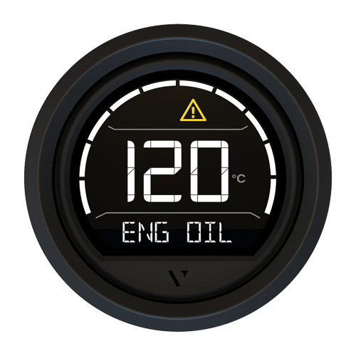 Veratron VL Digital 52 w/Triangular Black Bezel