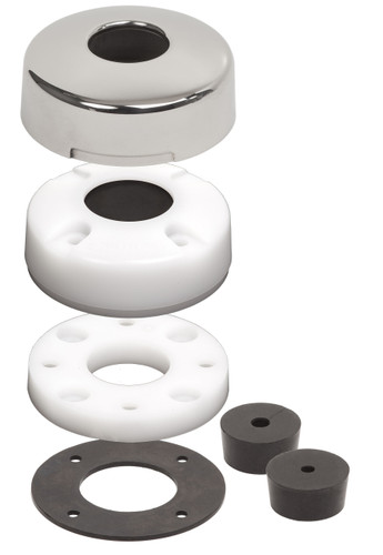 Blue Sea CableClam .83in Stainless Steel Cover Max Cable Dia 0.44