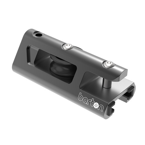 Barton 32mm End Stop &amp; Becket Genoa Car Track - Black