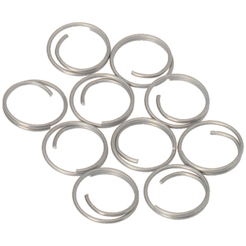 Barton Stainless Steel Large Split Rings - 14mm - 10-Pack