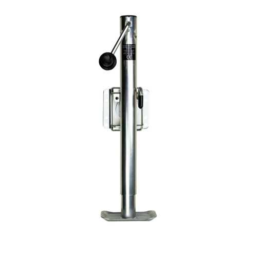 Powerwinch Saltwater Series Jack - 2500lb, Weld-On, Flat Plate, Zinc 500+ HR Salt Spray