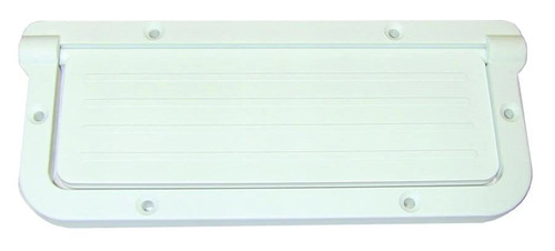 T.H. Marine Lg Rectangular Scupper-White Lrs-2-Dp