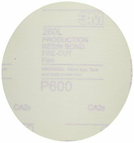 3M Center 5" P600 Grit Hookit Finishing 7000120388