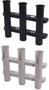 Sea-Dog Line Rod Holder 3 Rack Black 325039-1