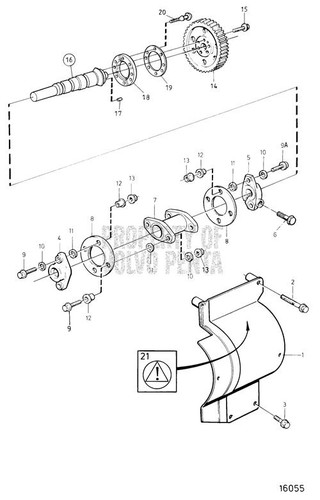 Volvo Penta 6 Point Socket Screw 1556747