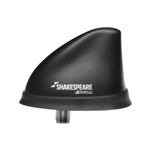 Shakespeare 5912 Black VHF Low Profile Dorsal Antenna 26ft RG58 Cable