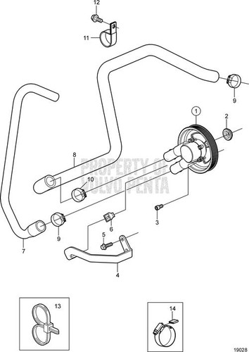 Volvo Penta Hose 3860159