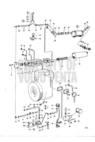 Volvo Penta Intake Gasket 859091