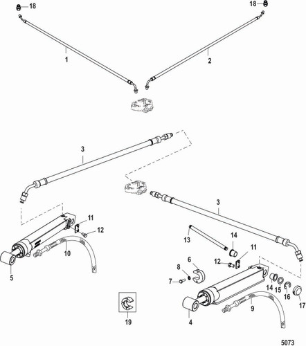 Mercury Marine Hose-Hydralic (Wsl) 864959