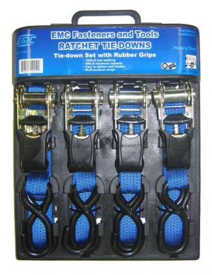 Emc Fasteners & Tools Ratchet Strap   (4/Pk) Rs154