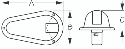 Sea-Dog Line Ss Side Lights 400170-1