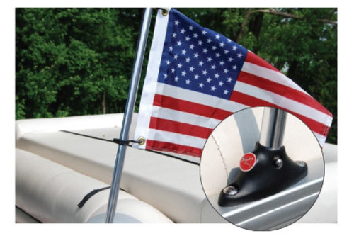 Lippert Components Inc 30" Toon Rail Pole And Flag 2020109111