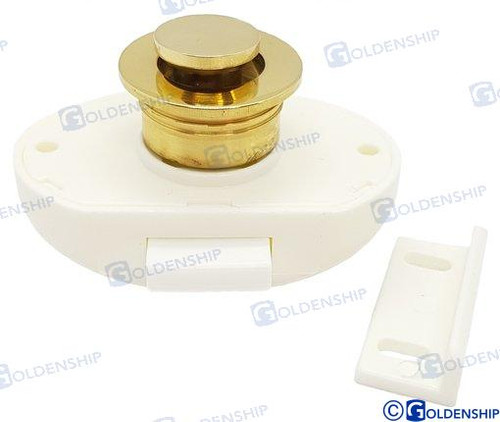 Recambios Marinos Door Latch (Polished Button) Gs72441