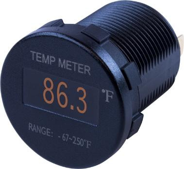 Sea-Dog Line Round Oled Temperature Meter 421610-1