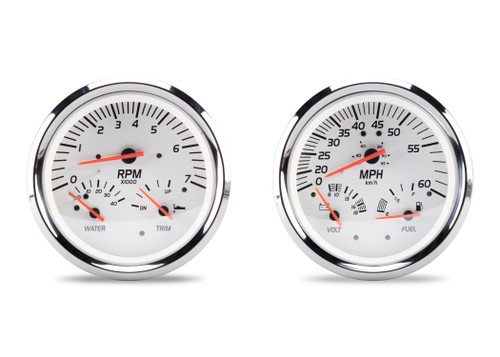 Dometic White 5" Gauge Kit (Ev/Suz) 21010P