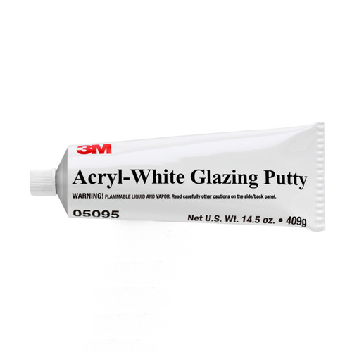 3M Center White Acrylic Glazing Putty 7000045479