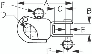 Sea-Dog Line Ss Toggle Snap Shackle 3-1/2" 142902