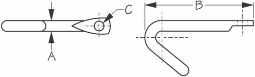Sea-Dog Line Ss Lashing Hook 5/16" 195210-1