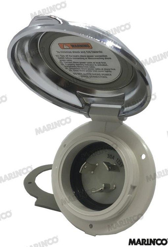 Recambios Marinos Power Inlet  30A  125V  3C Gs11372