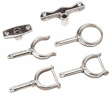 Sea-Dog Line Chrm Znc Oarlock Horn Round 2" 580425-1