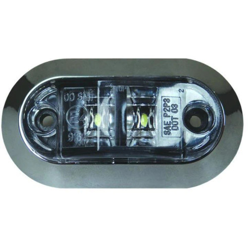 T.H. Marine Blue Led Accent Lght W/Chr Bzl Led-39034-Dp