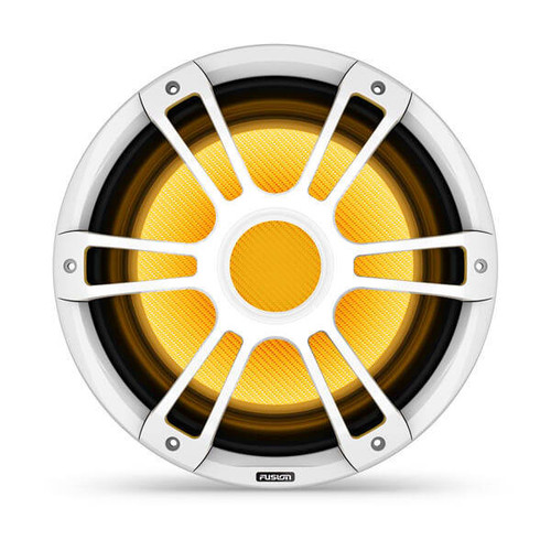 Fusion SG-SL123SPW 12in 600 Watt Sub-Woofer Sports Grill White