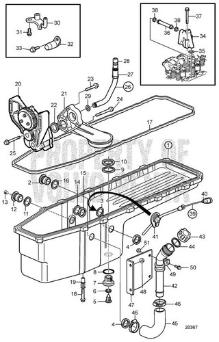 Volvo Penta Sealing Strip 20532272