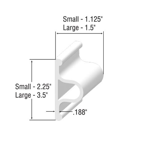 Lippert Components Inc 3-1/2" Dock Guard - 6Ft Coil 2020137622