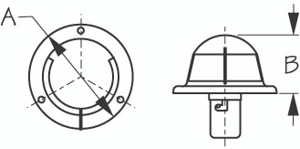 Sea-Dog Line Replacement Lens F/400150 400151-1