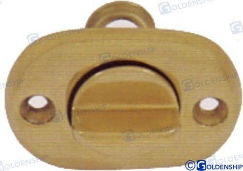 Recambios Marinos Oval Drain Plug Brass 54 Mm Gs30326
