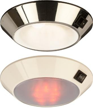 Sea-Dog Line Chrm Plastic Led Dome Light 4 401755-1