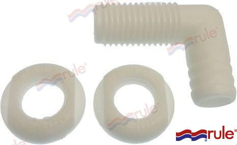 Recambios Marinos Rule 3/4 Thru Hull Fitting Ru61