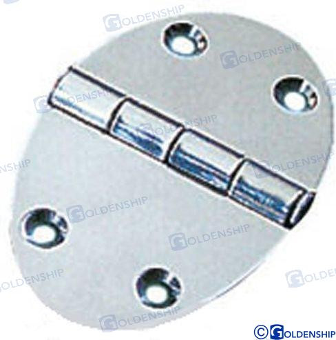 Recambios Marinos Oval Inox Hinge 78X56 (Pack 2) Gs72196