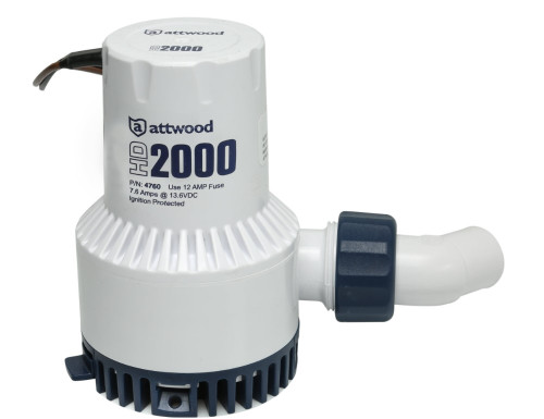 Attwood Marine Pump-Hd_2000_12V_Packfem 4760Pf1