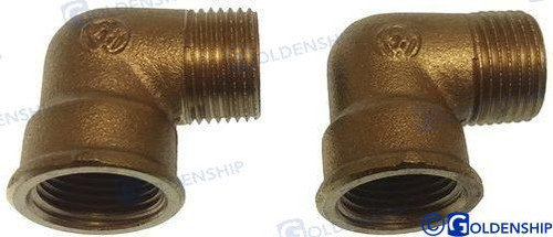 Recambios Marinos Elbow 90  3/8" (Pack 2) Gs30170