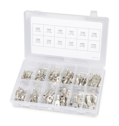 Marinco/Ancor Marine 100 Pc. Tinned Copper Lug Kit 255101