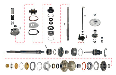Glm Products Gear Housing Rebuilt Kit 25192