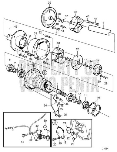 Volvo Penta Hexagon Nut 940157
