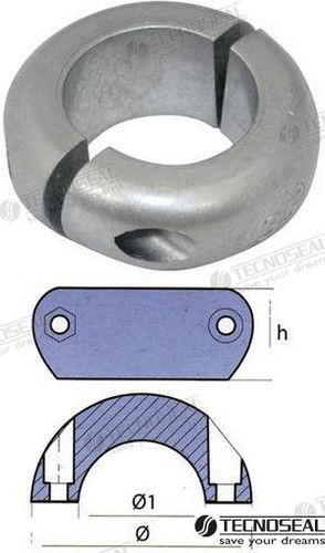 Recambios Marinos Shaft Collar 25Mm. Ten00552