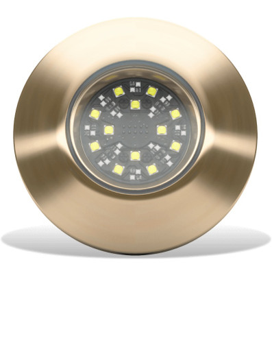 Lumishore SUPRA THX404 Thru-Hull Mount and Driver Blue/White LED