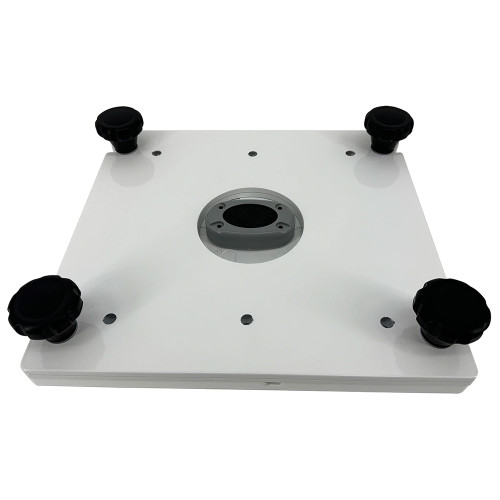 Seaview Removable Base f\/Pedestal Mounts w\/10x10 Base Plate - White [PMRB10]