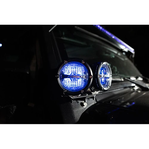 RIGID Industries 360-Series RGBW 4" Offroad Lamp Drive Beam w\/RGBW Backlight Pods - Set of 2 [36401]