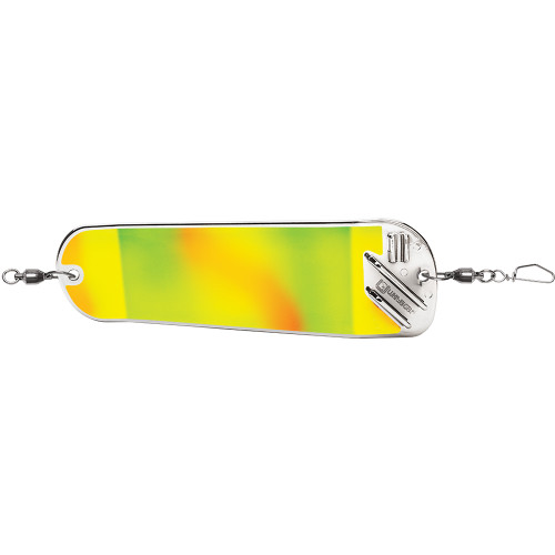 Luhr-Jensen Money Roll Flasher - 11" - Glow Biohazard [5860-011-1756]