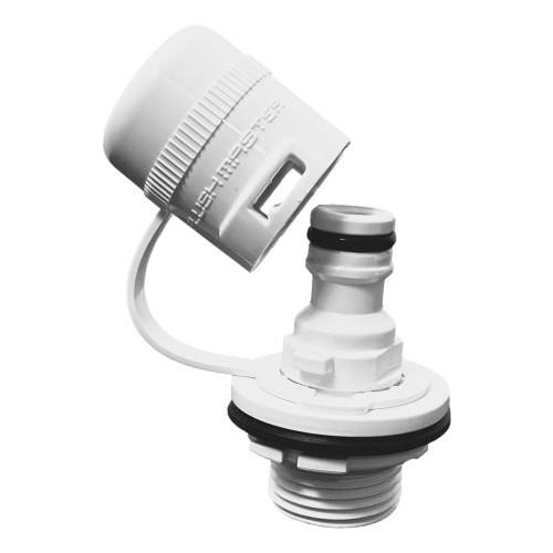 Flushmaster Flush Port Quick Connect f\/Mercury - White [SM-FMQCMW]