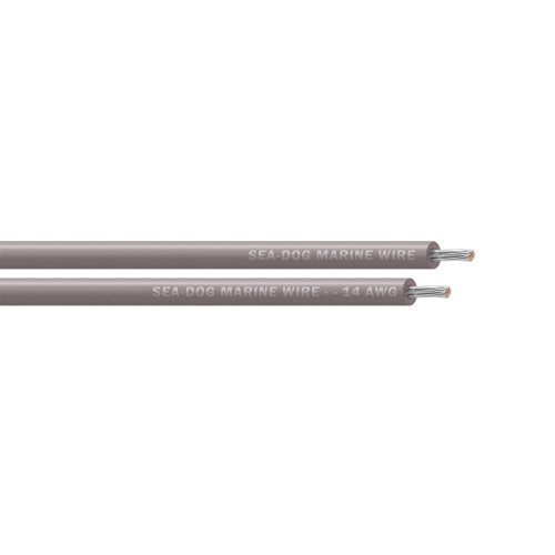 Sea-Dog 14 AWG Grey Primary Wire- 250' [8014114]