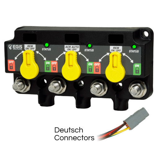 Egis XD Flex 1 Triple Relay\/VSR\/LVD w\/Knob - 6-Pin DTM Connector [8830-1111]