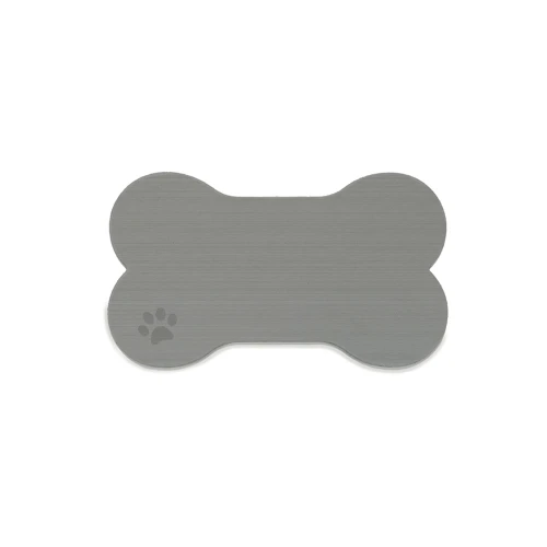 SeaDek Dog Bowl Mat - Storm Grey\/Black - Small - 12" x 21" [62713-90837]