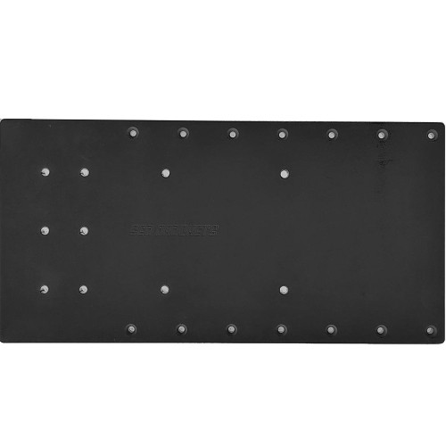 Sea Brackets 20" Straight Trolling Motor Plate f/Minn Kota Quest - Black